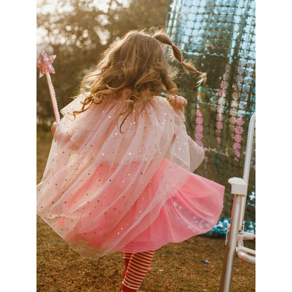 Saia rosa hot sale tule