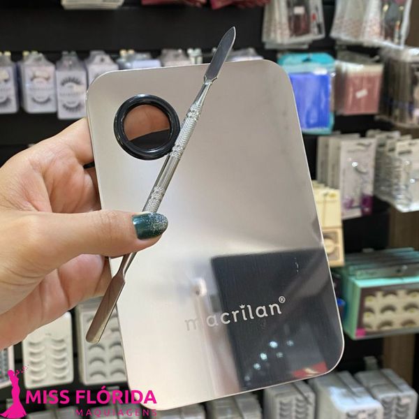 Placa e Espátula para maquiagem AC-03 - Macrilan