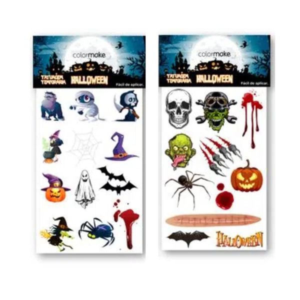Tatuagem temporária Halloween Color Make 