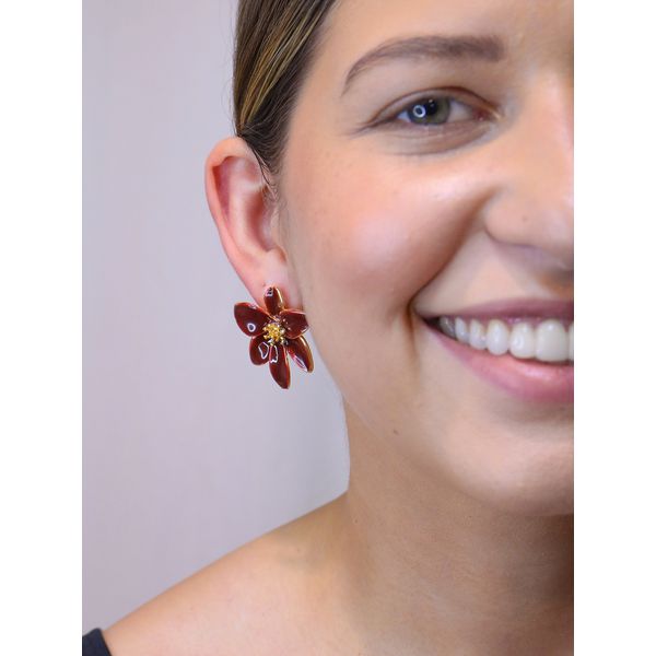 Brinco flor 