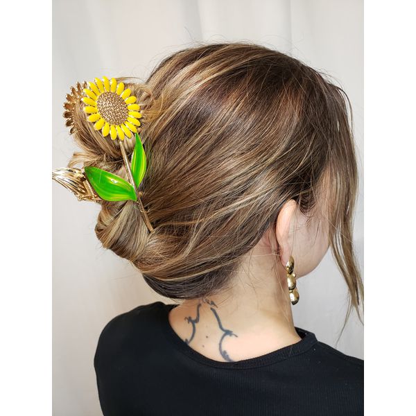 Presilha grande de girassol