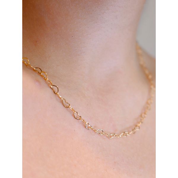 Colar Corrente de Corações