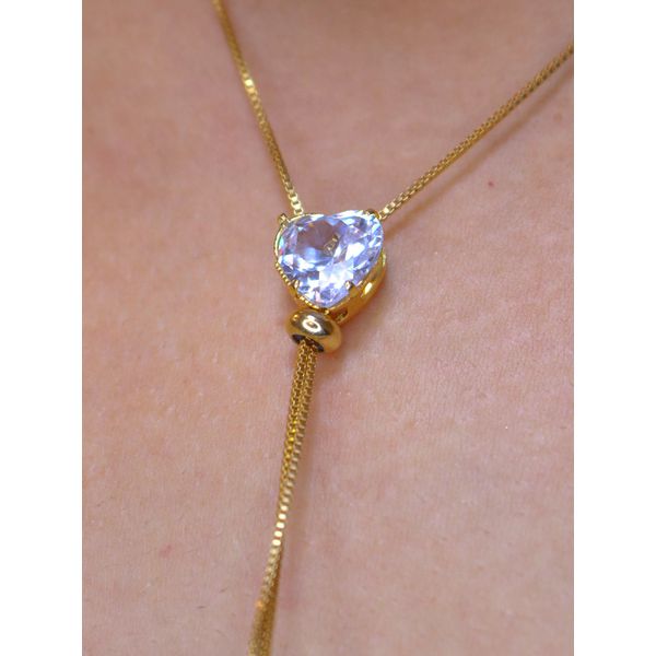 Colar Gravata Coração 