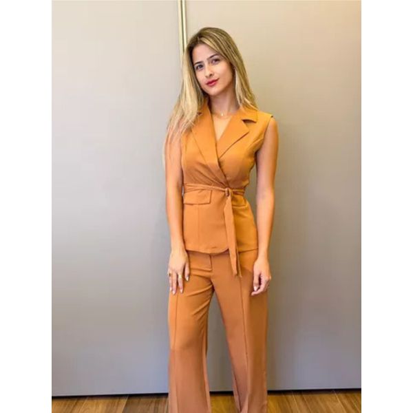 CONJUNTO OLÍVIA CARAMELO