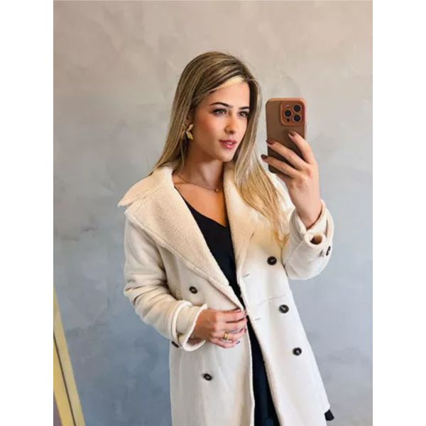 Sobretudo Forrado Nude