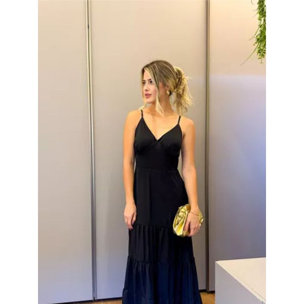 VESTIDO MARINA PRETO