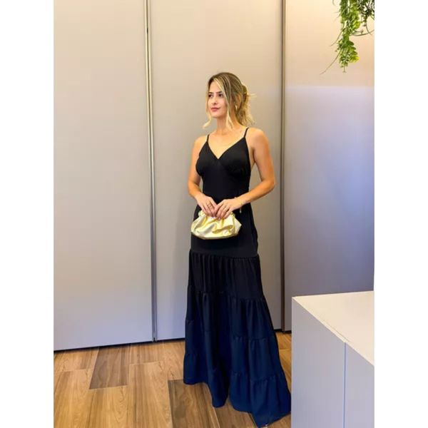 VESTIDO MARINA PRETO