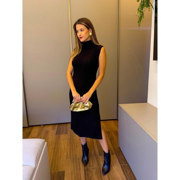 VESTIDO MAFER PRETO