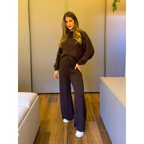 CONJUNTO LAURA MARROM