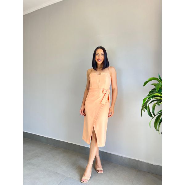 VESTIDO GIOVANA LARANJA