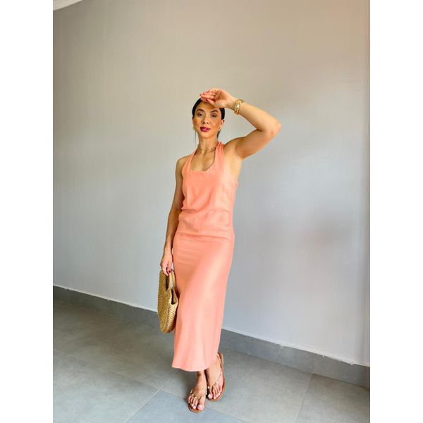 VESTIDO PAMELA LARANJA