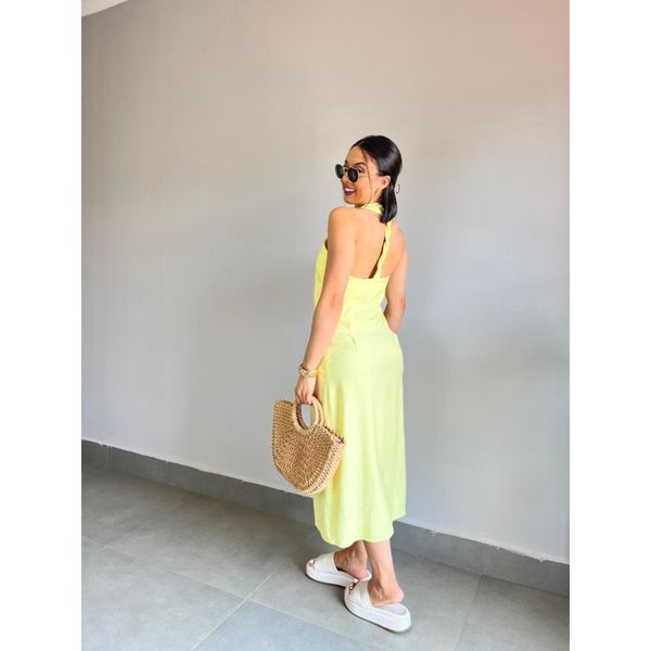 VESTIDO PAMELA AMARELO
