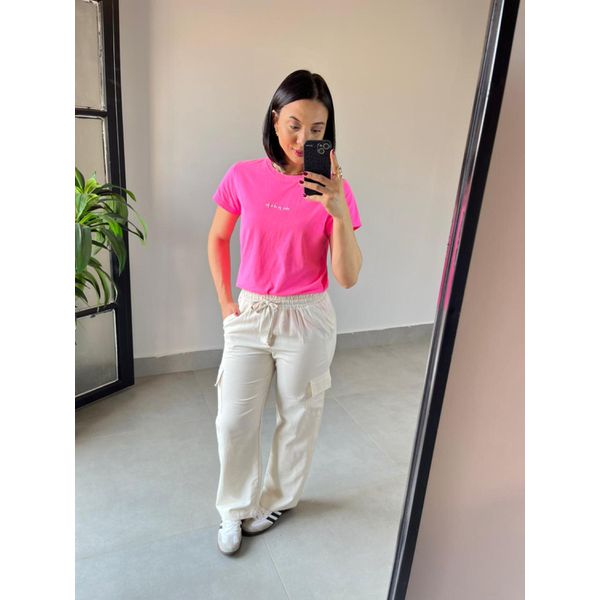 T-SHIRT FRASES PINK