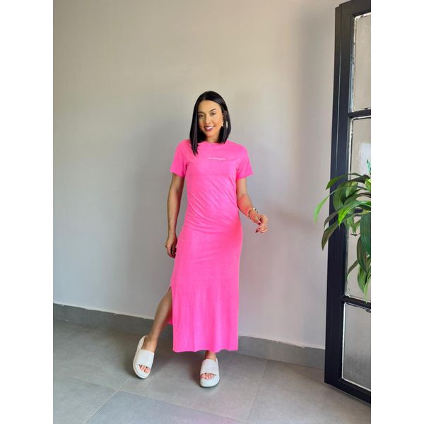 VESTIDO T-SHIRT PINK