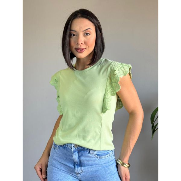 T-SHIRT RENDA VERDE