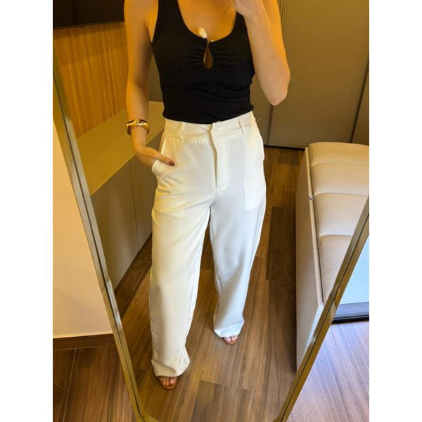 CALÇA PANTALONA SABRINA BRANCO