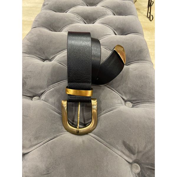 CINTO COURO CAROL PRETO