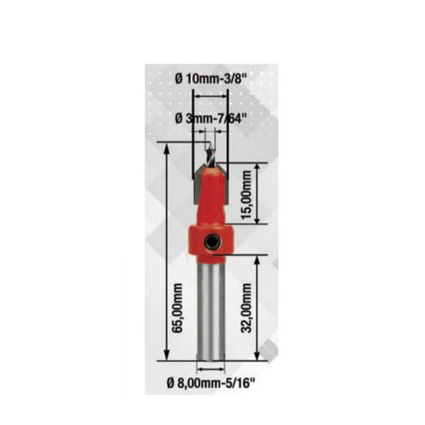 Fresa para Tupia 10mm