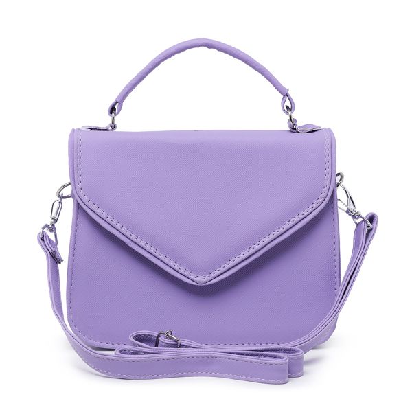 Bolsa Feminina Alça Transversal Lilas