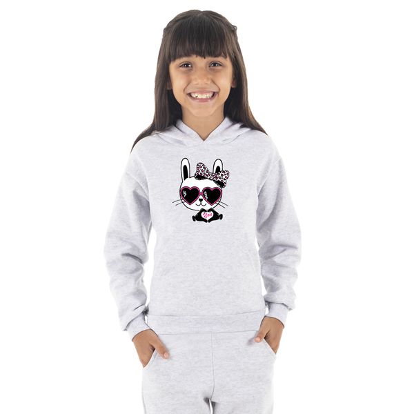 Moletom Canguru Infantil Menina Panda óc... - Benellys Loja Oficial