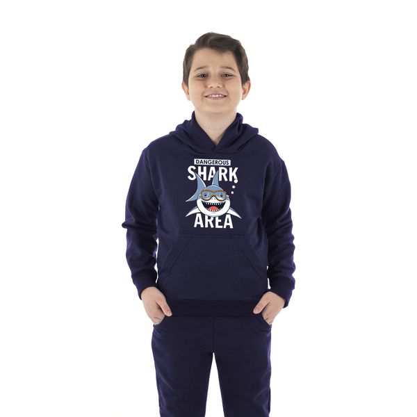Moletom Canguru Infantil Menino Shark Be... - Benellys Loja Oficial