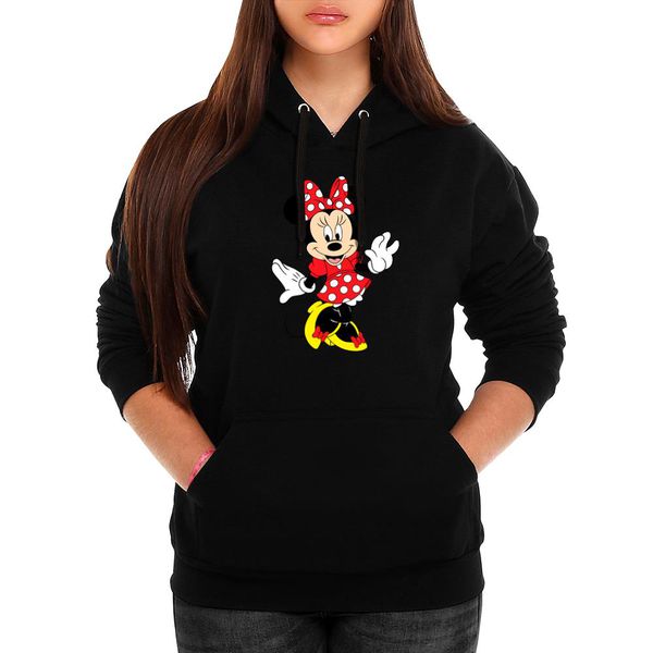 Moletom Da Minnie Feminino Canguru Com C... - Benellys Loja Oficial