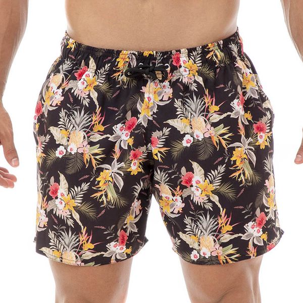 Shorts Praia Masculino Benellys Floral B... - Benellys Loja Oficial