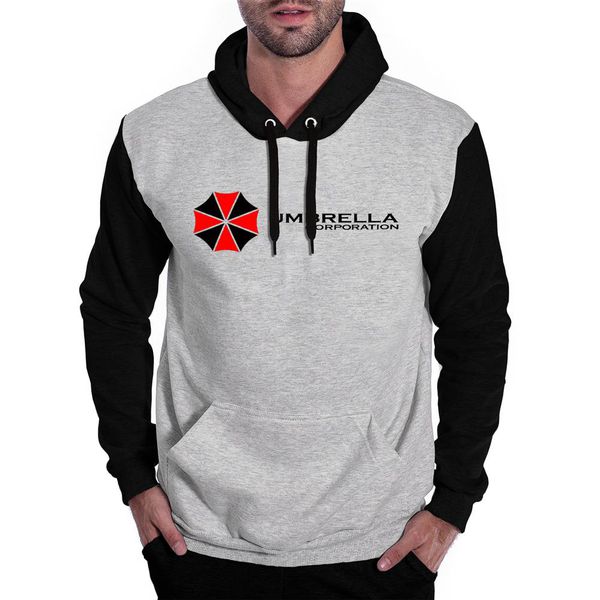 Moletom Umbrella Corporation Masculino Canguru Raglan Benellys