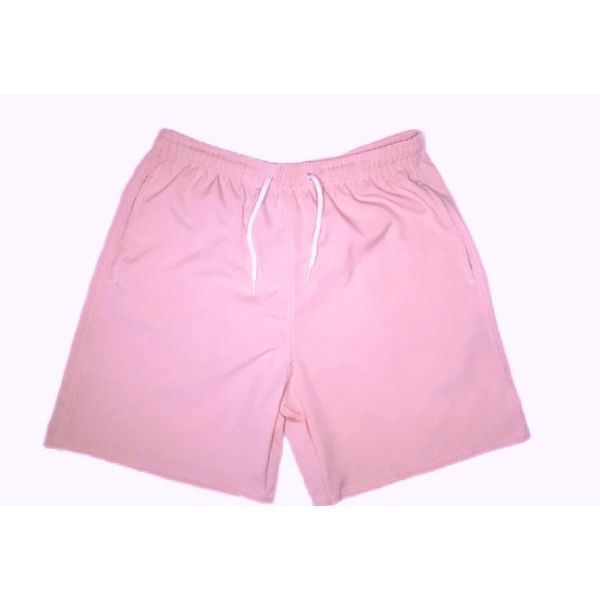 Bermuda Tactel Elastano Masculina Rosa Bebe