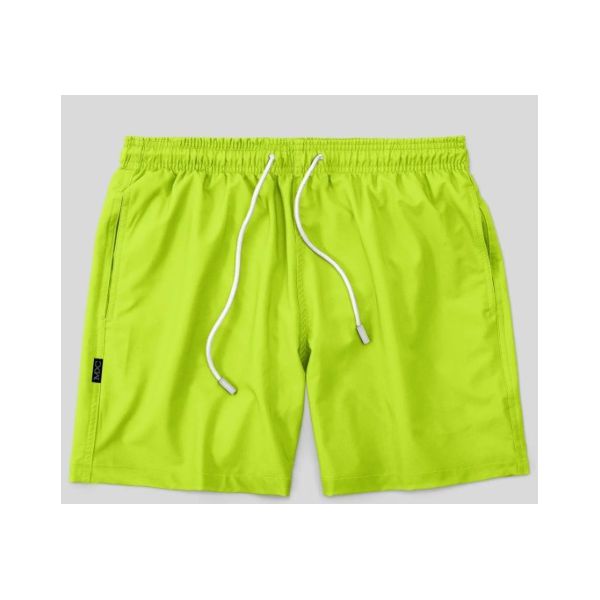 Bermuda Tactel Elastano Masculina Verde Neon
