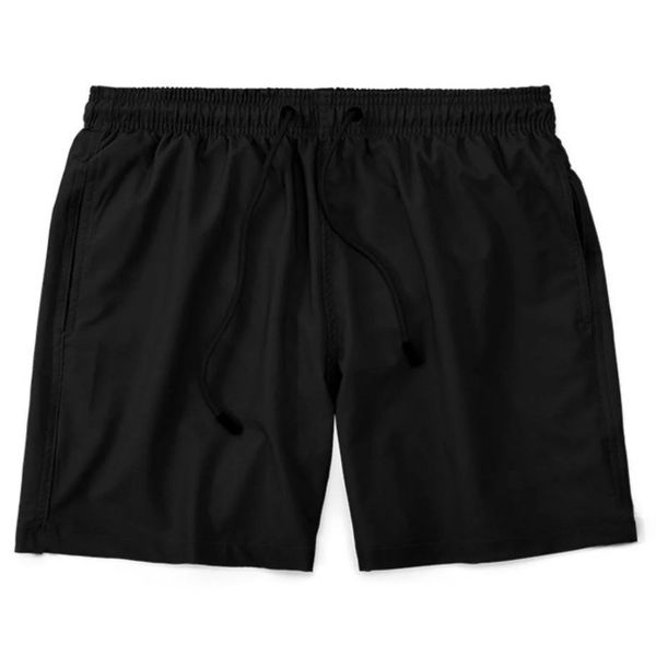 Bermuda Tactel Elastano Masculina Preto