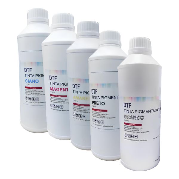 Tinta Para Impressão Em DTF 1 Litro Diversas Cores