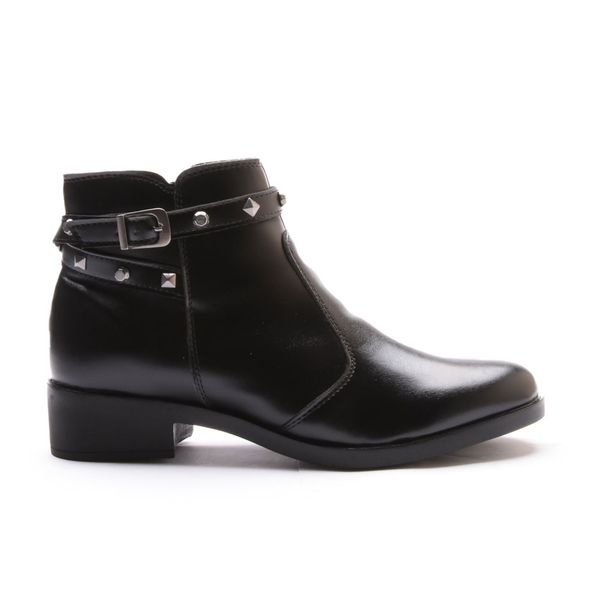 Bota Molly Feminina Melissa com Spike e Fivela Lateral Preta