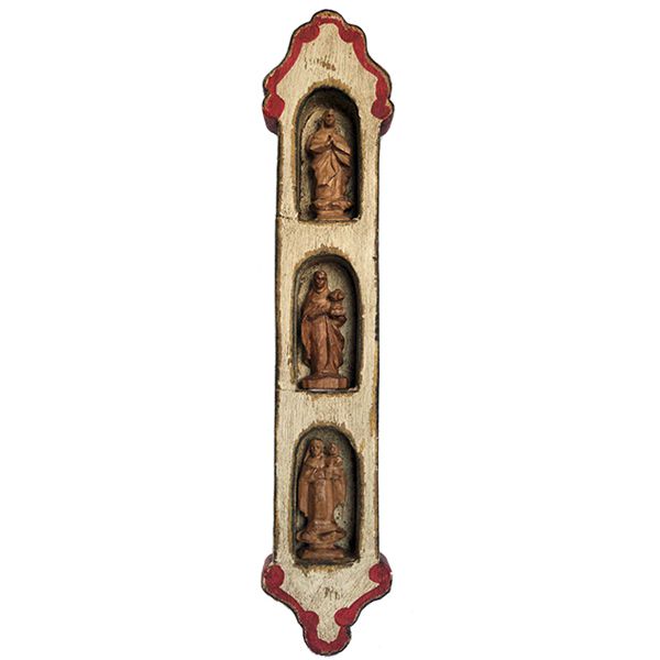Oratório de parede estilo peanha barroca com 25cm
