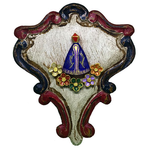 Nossa Senhora em suporte barroco P 24cm
