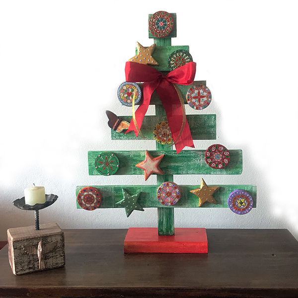 Árvore de Natal Decorada (45cm)