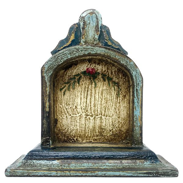 Mini Oratório/Capela de mesa em estilo barroco com 11,5cm
