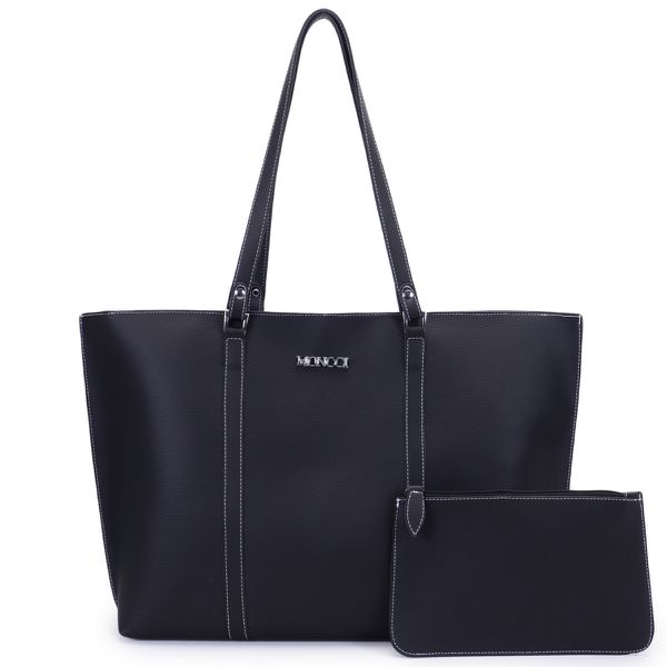 Bolsa Toronto - Preto Detalhe Branco