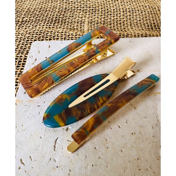 PRESILHAS - KIT 3 UN. - (2 PRESILHAS + 1 MODELO CLIP) -