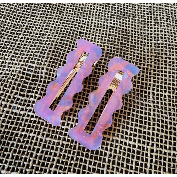 PRESILHAS - KIT 2 UN. - CURVAS - COR ROSA 