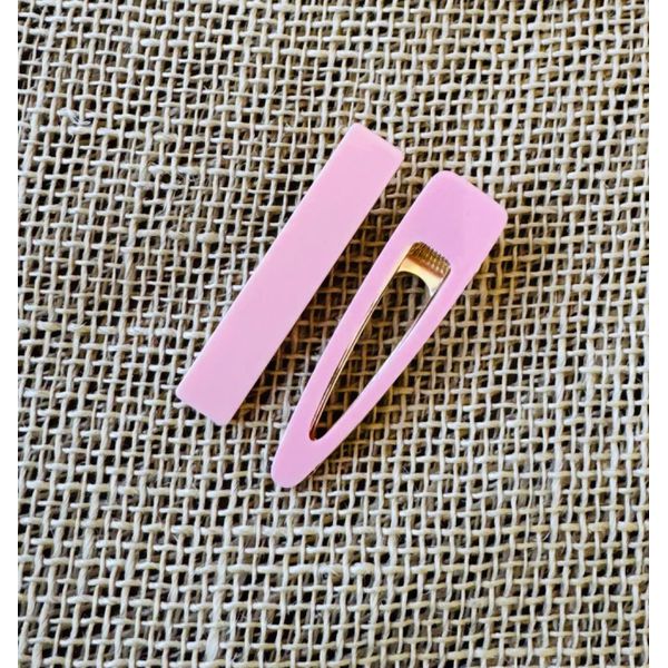 PRESILHAS - KIT 2 UN. - COR ROSA LISA 