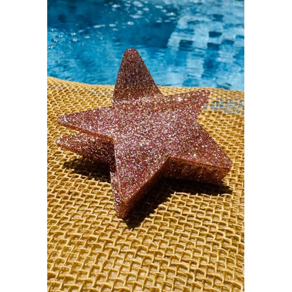 PIRANHA DE CABELO - ESTRELA COM BRILHO 