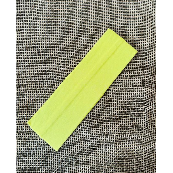 FAIXA DE CABELO AMARELA - MAIS LARGA 