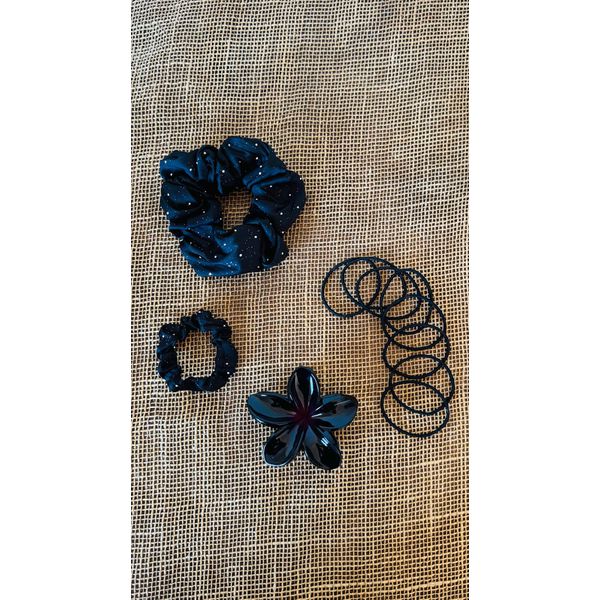 KIT ACESSÓRIOS PARA CABELO - COR PRETA 