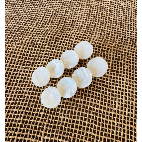 PRESILHAS - KIT 2 UN. - CÍRCULOS - COR BRANCO MARMORIZADO 