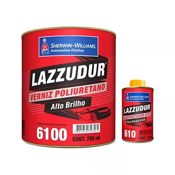 Lazzuril Verniz Pu 6100 Automotivo 900ml