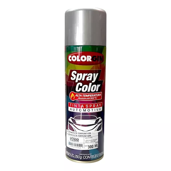 COLORGIN SPRAY AUTOMOTIVO ALUMINIO ALTA TEMP.500º 300ML