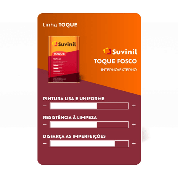 Tinta Acrílica Toque Fosco Select Cromo 3,6L - Suvinil