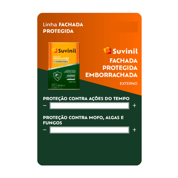 Tinta Acrílica Fosco Fachada Protegida Emborrachada Branco Neve 18l Suvinil