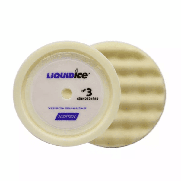 Boina de Espuma Branca Ondulada 8' Liquid Ice New n3 Norton